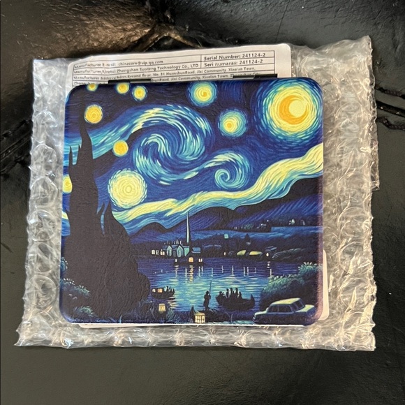 STARRY NIGHTS TRAVEL FLIP 2 SIDED MIRROR - Picture 5 of 6